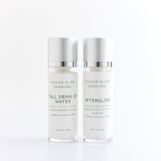 Afterglow vs. Tall Drink of Water: Which One Does Your Skin Actually Need?